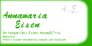 annamaria eisen business card